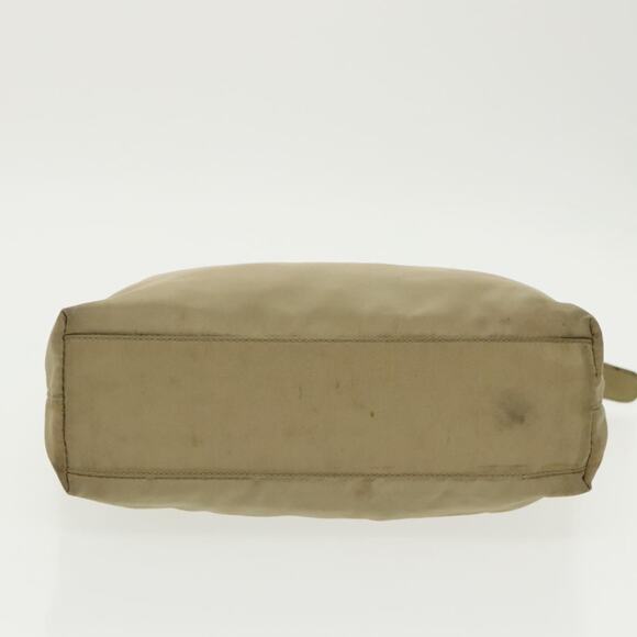 PRADA Tote Bag Nylon Beige Silver - Picture 5 of 16